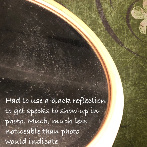 Xxx - Celluloid Hand Mirror - Beveled Oval - Picture 6 of 7